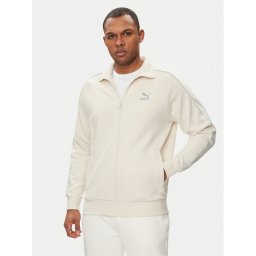 Puma Pulóver T7 624328 Ekru Regular Fit