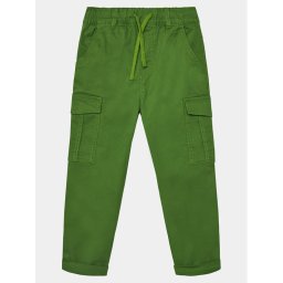 United Colors Of Benetton Szövet nadrág 4HK2CF01V Zöld Straight Fit