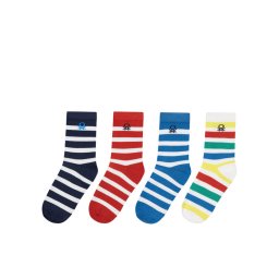 United Colors Of Benetton 4 pár hosszú szárú gyerek zokni 6AO307034 Színes