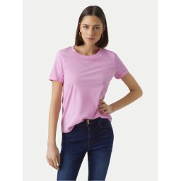 Vero Moda Póló Paula 10243889 Rózsaszín Regular Fit