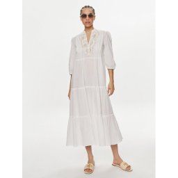 lola_casademunt Nyári ruha LS2416035 Fehér Relaxed Fit