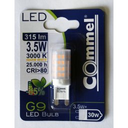COMMEL LED izzó G9, 3.5W, 315lm, 3000K; 305-401