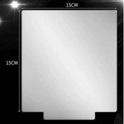Akril Lap 15x15cm-es, 2mm Vastag Ledtalpakhoz (4103)