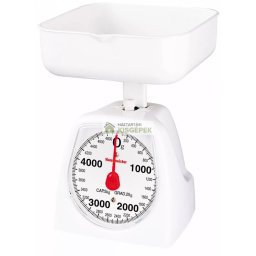 HAUSMEISTER HM4406 MECHANIKUS KONYHAI MÉRLEG 5 kg-ig FEHÉR