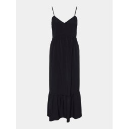 Pieces Nyári ruha Sade 17146543 Fekete Wide Fit