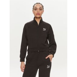 Puma Pulóver T7 624211 Fekete Relaxed Fit