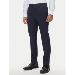 Calvin Klein Szövet nadrág K10K112936 Sötétkék Slim Fit