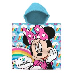 Disney Minnie Rainbows strand törölköző poncsó 60x120 cm