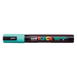UNI Dekormarker, 1,8-2,5 mm, UNI "Posca PC-5M", tengerzöld