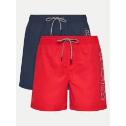 Jack&Jones 2 db-os fürdőnadrág szett Fiji 12260815 Piros Regular Fit