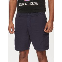 Guess Szövet nadrág M4GD44 WEJA0 Kék Cargo Fit