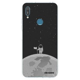 Átlátszó szilikon tok az alábbi mobiltelefonokra Huawei Y6 2019 - Astronaut