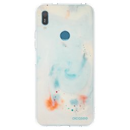Átlátszó szilikon tok az alábbi mobiltelefonokra Huawei Y6 2019 - Splash