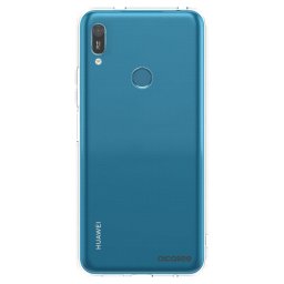 Átlátszó szilikon tok az alábbi mobiltelefonokra Huawei Y6 2019 - Clear