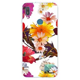 Átlátszó szilikon tok az alábbi mobiltelefonokra Huawei Y6 2019 - Meadow