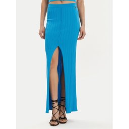 Patrizia Pepe Maxi szoknya 2G0969/K182-CA04 Kék Slim Fit