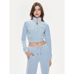 Juicy Couture Pulóver Tasha JCWCT24306 Kék Slim Fit