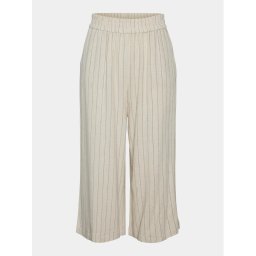Pieces Culotte nadrág Vinsty 17124361 Bézs Wide Leg
