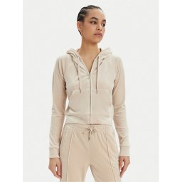 Juicy Couture Pulóver Madison JCWA122001 Bézs Slim Fit