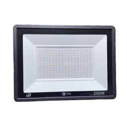 200W Ultra vékony 216 LED reflektor fényvető hideg fehér SLIM Kültéri spotlámpa IP66 - F