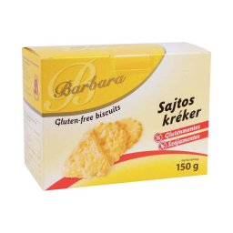 Barbara gluténmentes sajtos kréker 150g