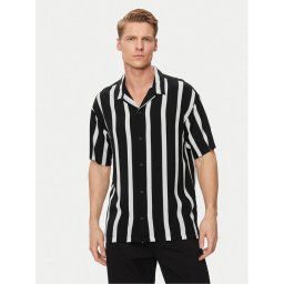 Jack&Jones Ing Jeff 12249367 Fekete Relaxed Fit