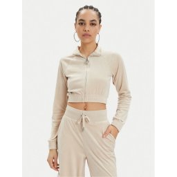 Juicy Couture Pulóver Tasha JCWCT24306 Bézs Slim Fit