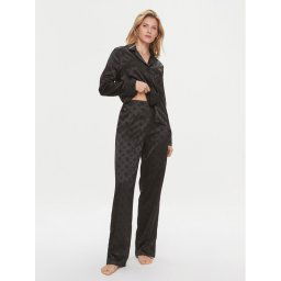 Guess Pizsama O4RX04 WFTL0 Fekete Regular Fit