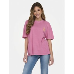 ONLY Póló Rilly 15316994 Rózsaszín Regular Fit