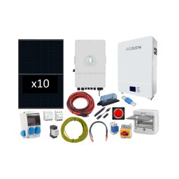 Szigetüzemű napelem rendszer komplett szett, 6kW-os Deye hybrid inverterrel - 3fázis