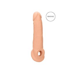 RealRock Penis Sleeve 9 - péniszköpeny (21,5 cm, testszínű)