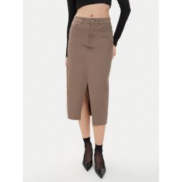 ONLY Farmer szoknya Lola 15318146 Barna Regular Fit