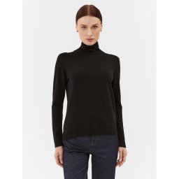 Weekend Max Mara Garbó Kiku 2353660133 Fekete Regular Fit