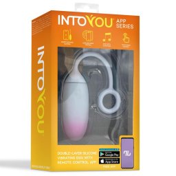 IntoYou - vibrációs tojás (APP-os) (kék)