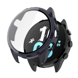 PC TELJES BURKOLAT Műanyag borítás üveggel Garmin Forerunner 165 blue-hoz