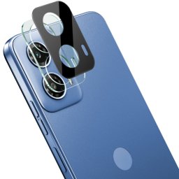 IMAK FULL COVER Üveg Motorola Moto G34 5G fényképezőgéphez fekete