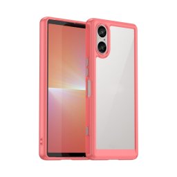 CRYSTAL Védőburkolat Sony Xperia 5 V piros