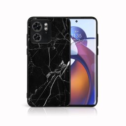PROTEMIO MY ART Védőburkolat Motorola Edge 40 BLACK MARBLE (142) készülékhez
