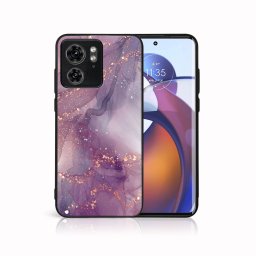 PROTEMIO MY ART Védőburkolat Motorola Edge 40 PURPLE (148) készülékhez