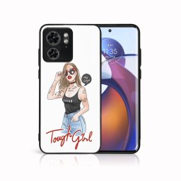 PROTEMIO MY ART Védőburkolat Motorola Edge 40 TOUGH GIRL hez (131)