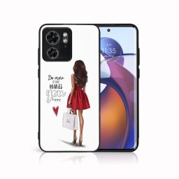 PROTEMIO MY ART Védőhuzat Motorola Edge 40 RED DRESS (137) készülékhez