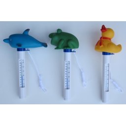 Medence hőmérő állatfigurával T381 kék delfin