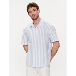 Selected Homme Ing New Linen 16092978 Kék Relaxed Fit