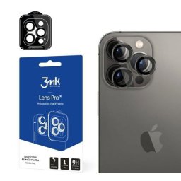 3mk Lens Protection Pro az Apple iPhone 15 Pro készülékhez, grafit