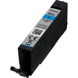 CANON CLI-581CXL Tintapatron Pixma TS7550, 8150, 9150 nyomtatókhoz, CANON, cián, 8,3ml