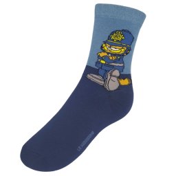 Garfield mintás zokni Rendõr
