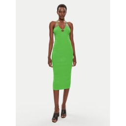 MICHAEL Michael Kors Nyári ruha MS4822X33D Zöld Slim Fit
