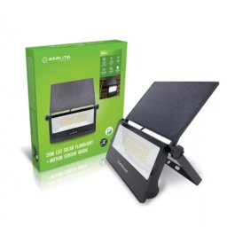 LED reflektor , 20W , 1800 lm , napelemes , mozgásérzékelős , természetes fehér , IP44 , Asalite