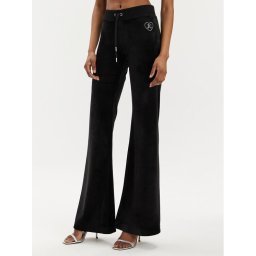 Juicy Couture Melegítő alsó Rodeo Layla JCBBJ223823 Fekete Regular Fit