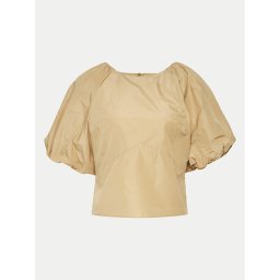 DKNY Blúz P4AASQ18 Bézs Relaxed Fit